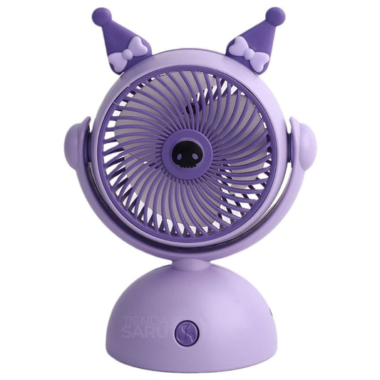 Mini Ventilador Portátil Giratorio Kuromi