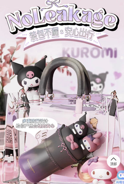 Termo Sanrio 3D Kuromi y My Melody Doble Boquilla – 550 ml