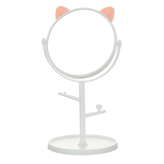 Espejo Giratorio Gatito Kawaii – Blanco