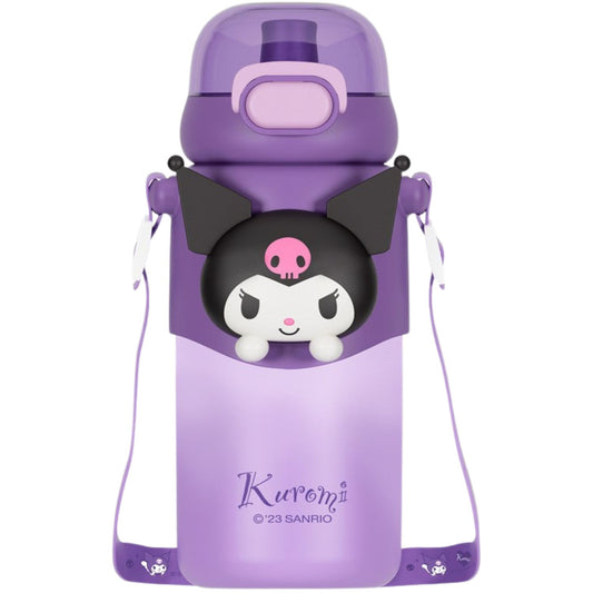 Termo de Acero Inoxidable Sanrio 3D Kuromi 460 ml