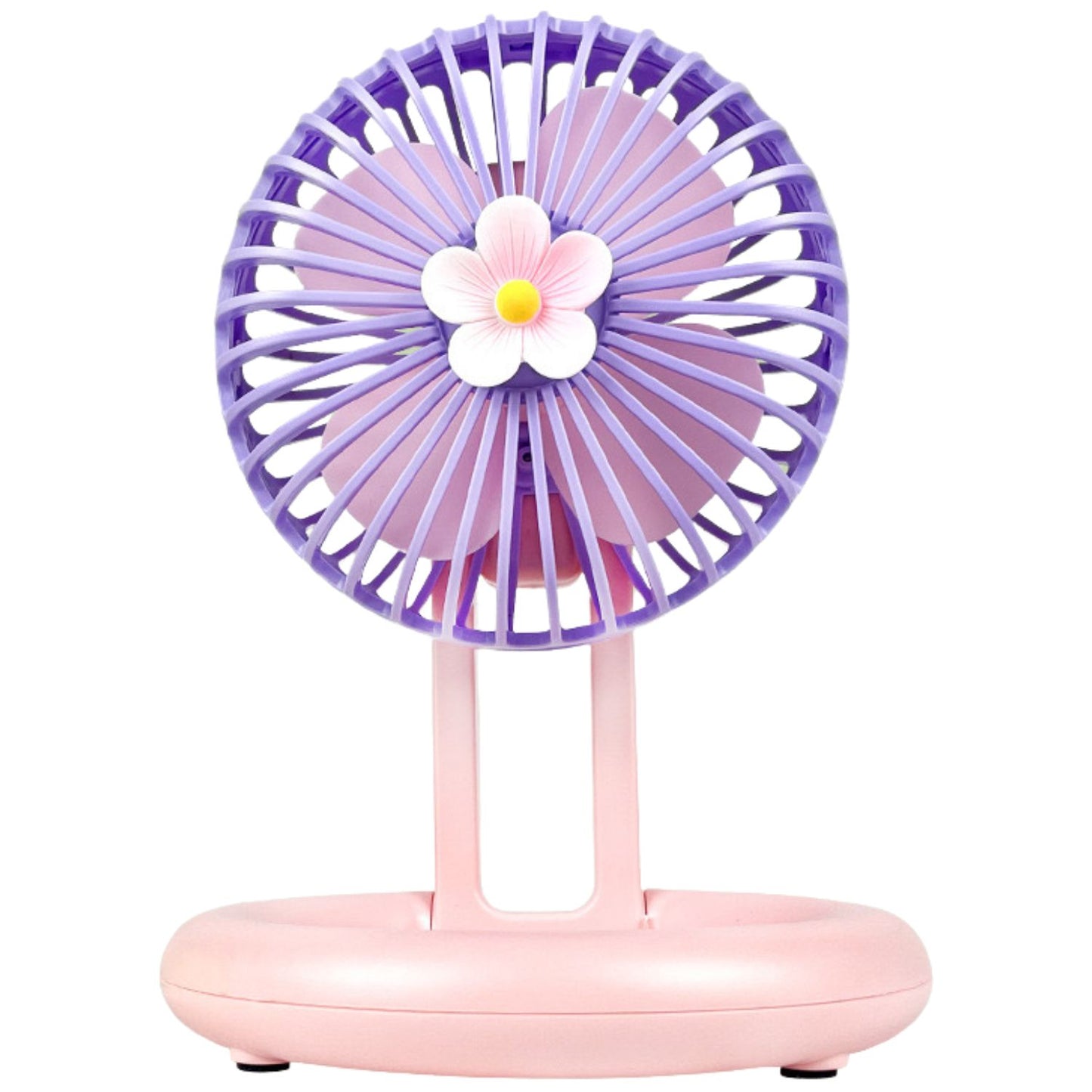 Mini Ventilador Portátil de Escritorio Estilo Flor