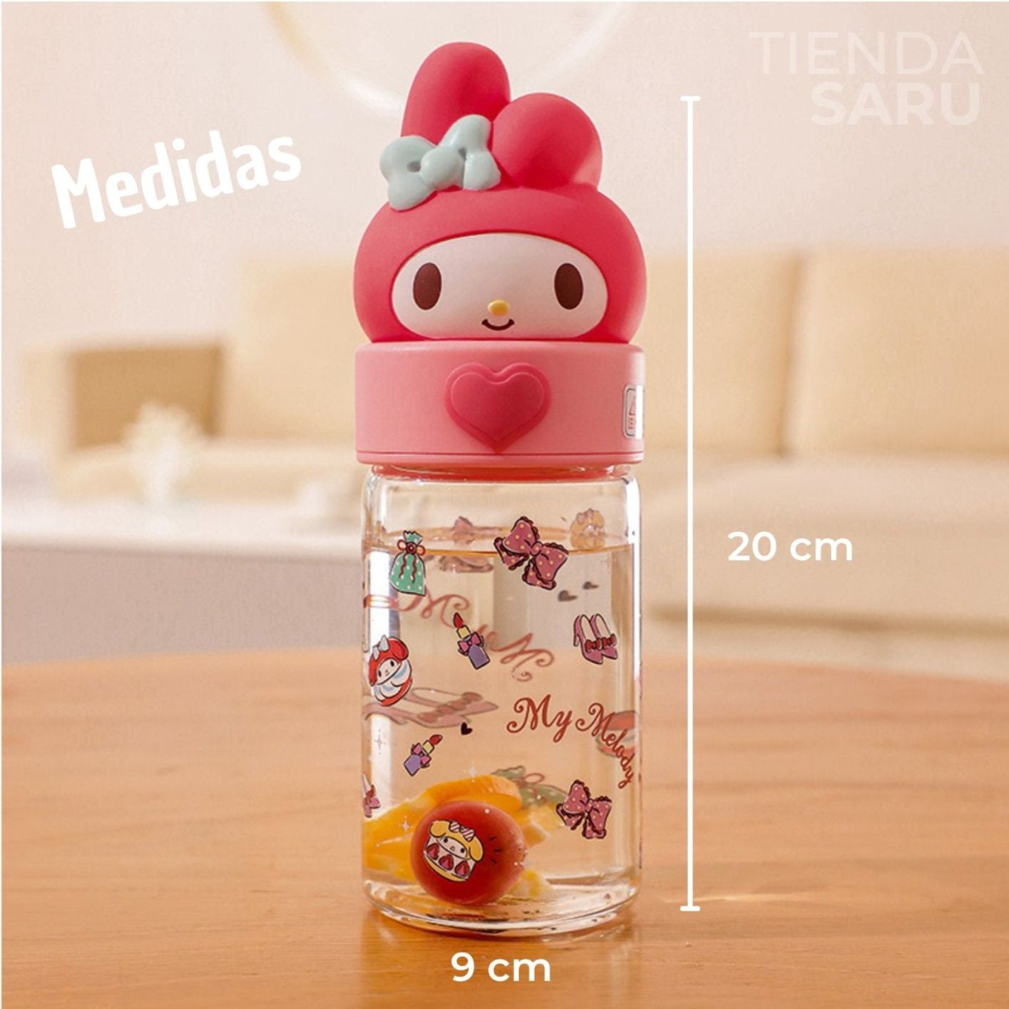 Botella de Vidrio Sanrio 360 ml - My Melody