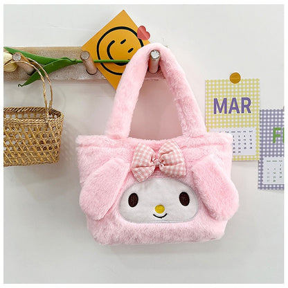 BOLSO DE FELPA PARA NIÑAS MY MELODY - ROSADO