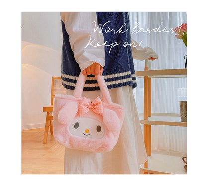 BOLSO DE FELPA PARA NIÑAS MY MELODY - ROSADO