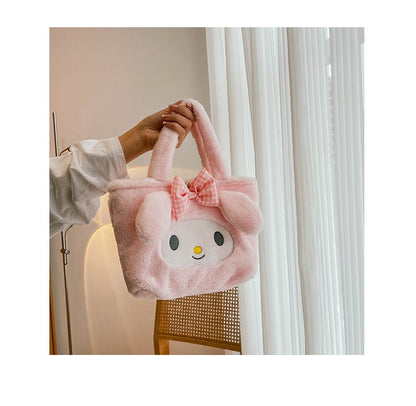 BOLSO DE FELPA PARA NIÑAS MY MELODY - ROSADO