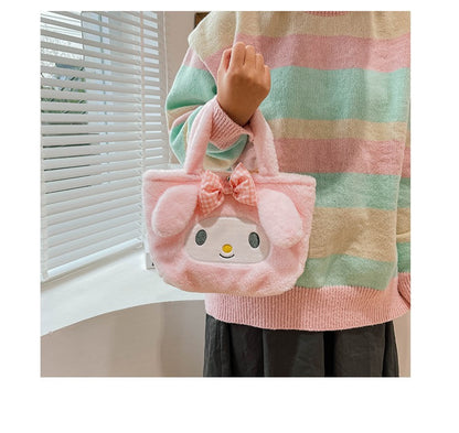 BOLSO DE FELPA PARA NIÑAS MY MELODY - ROSADO