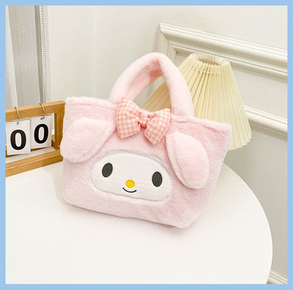 BOLSO DE FELPA PARA NIÑAS MY MELODY - ROSADO