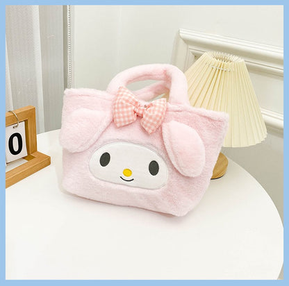 BOLSO DE FELPA PARA NIÑAS MY MELODY - ROSADO