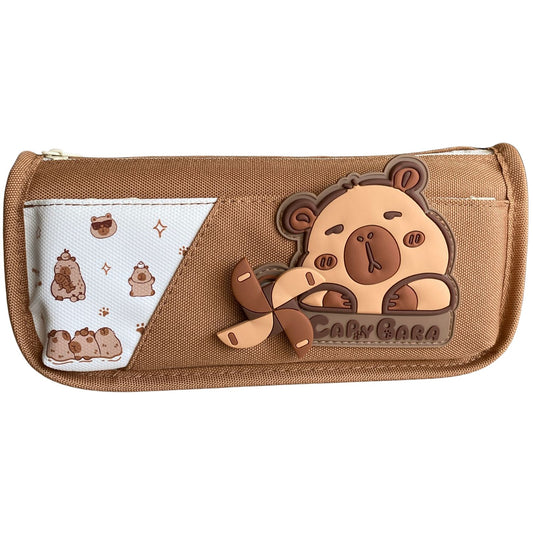 Capybara Polyester Pencil Case 21 cm