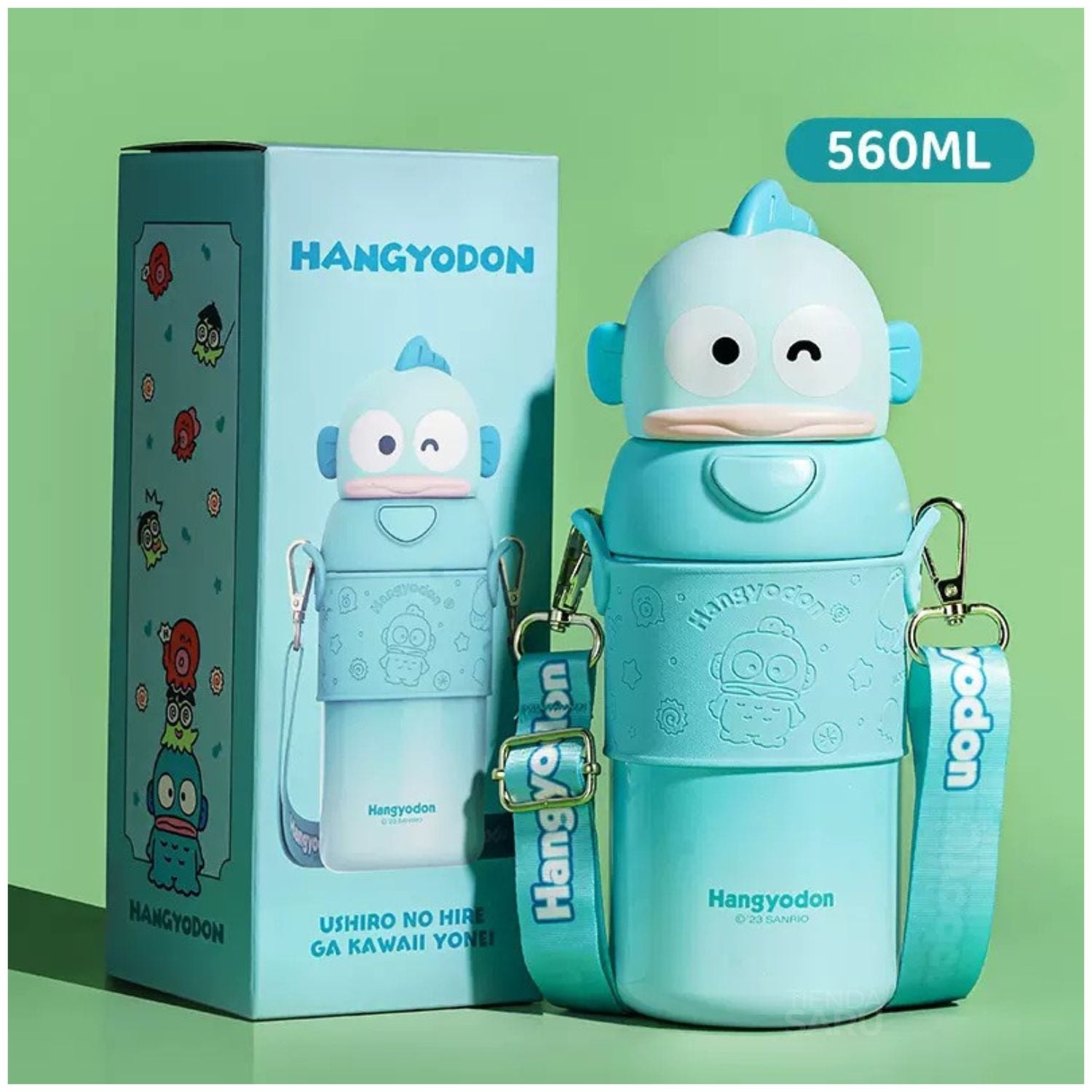 Termo de Acero Inoxidable Sanrio Hangyodon 560 ml 