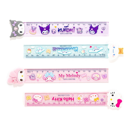 PACK X 4 REGLAS 15 CM PERSONAJES SANRIO