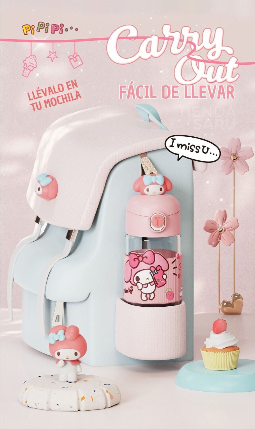 Tomatodo de Vidrio My Melody 330 ml – Sanrio