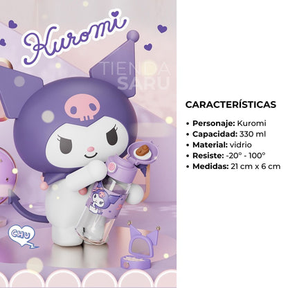 Tomatodo de Vidrio Kuromi 330 ml – Sanrio