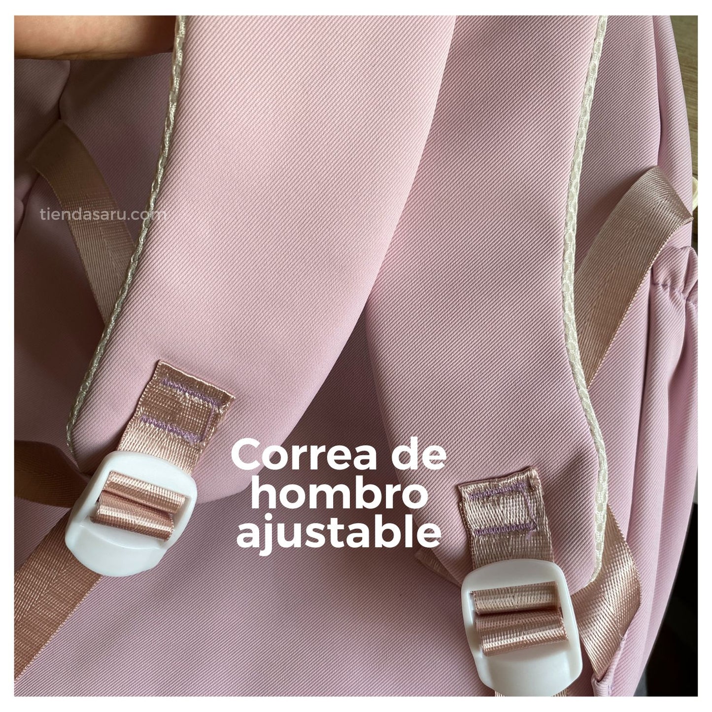 Mochila Capibara Tamaño Oficio - Rosado