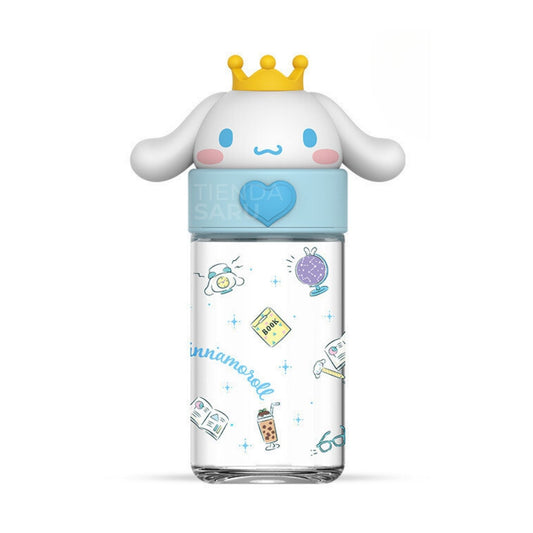 Botella de Vidrio Sanrio 3D Cinnamoroll – 360 ml