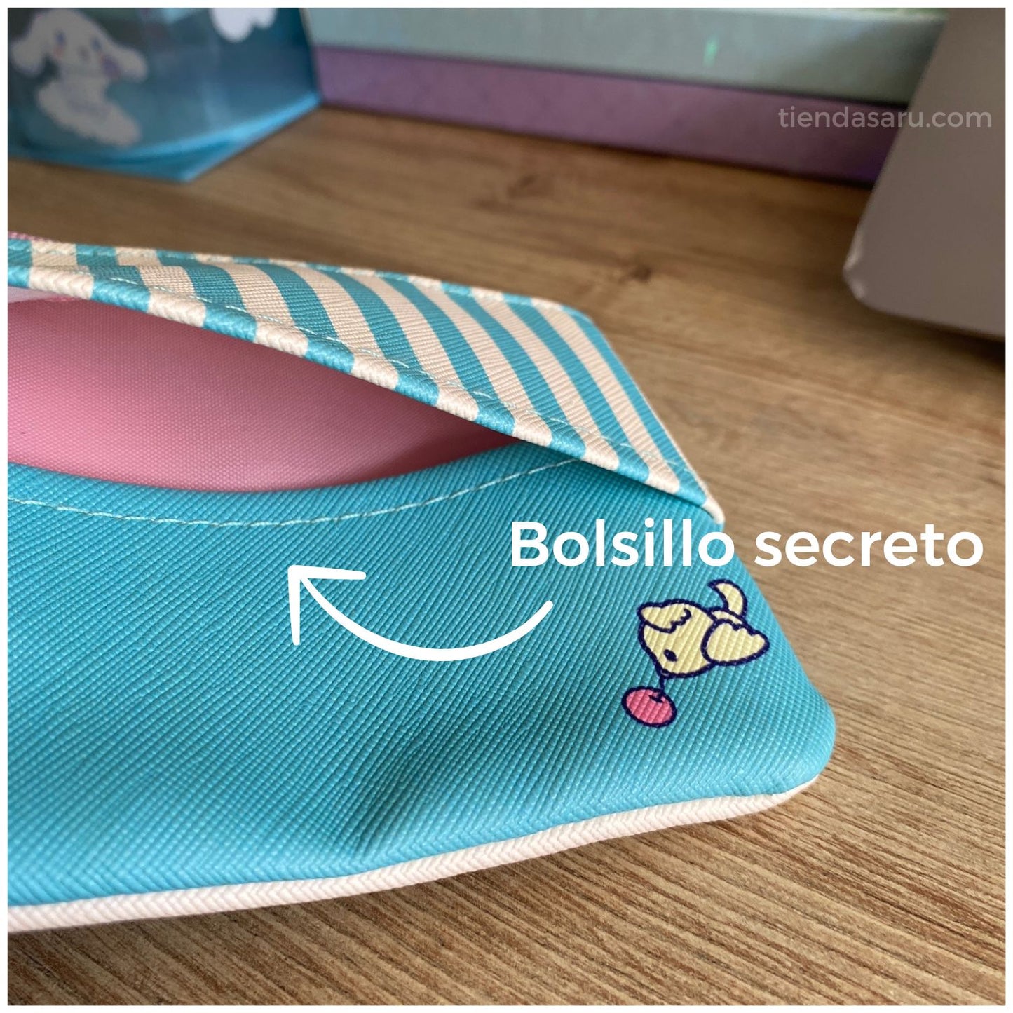 Monedero Sanrio de Cuero PU Cinnamoroll