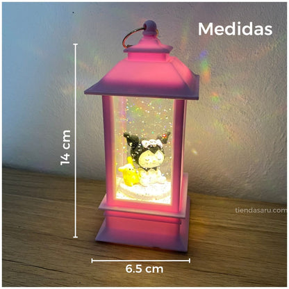 Mini Farol Kuromi Luz Cálida 14 cm