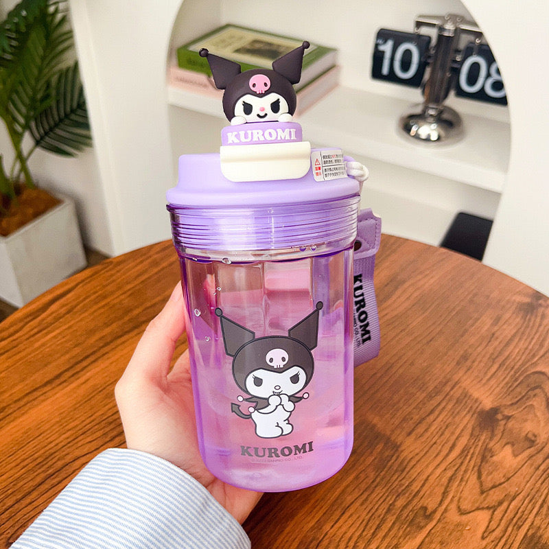 vaso de plástico sanrio kuromi – 520 ml