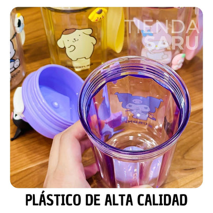 Vaso de Plástico Sanrio Kuromi – 520 ml