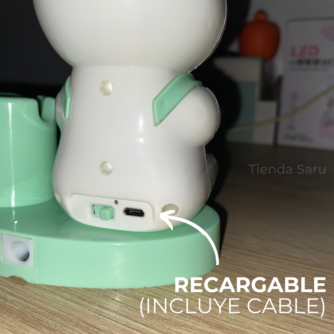 Kawaii Bear Lamp 3 in 1: Light, Sharpener and Pencil Holder