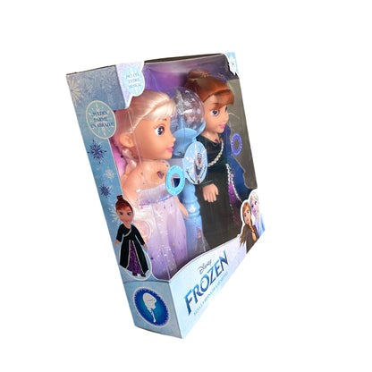 Set de 2 Muñecas Frozen Elsa y Anna con Cetro – Musical