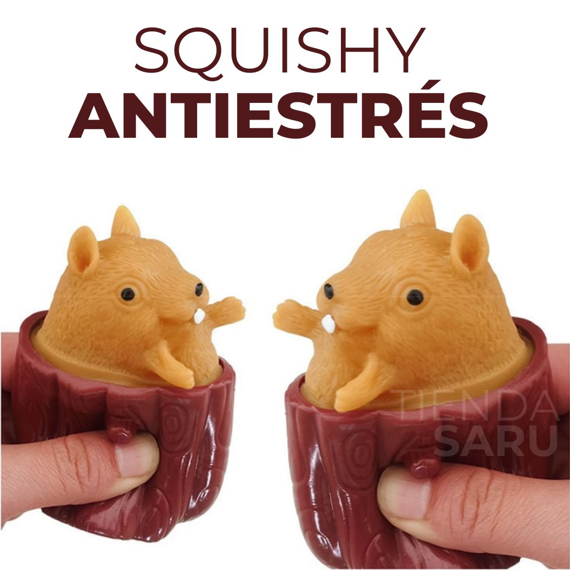 SQUISHY CAPIBARA JUGUETE SENSORIAL ANTIESTRES