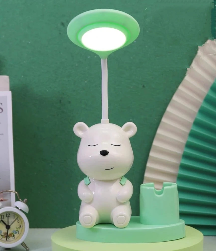 Kawaii Bear Lamp 3 in 1: Light, Sharpener and Pencil Holder