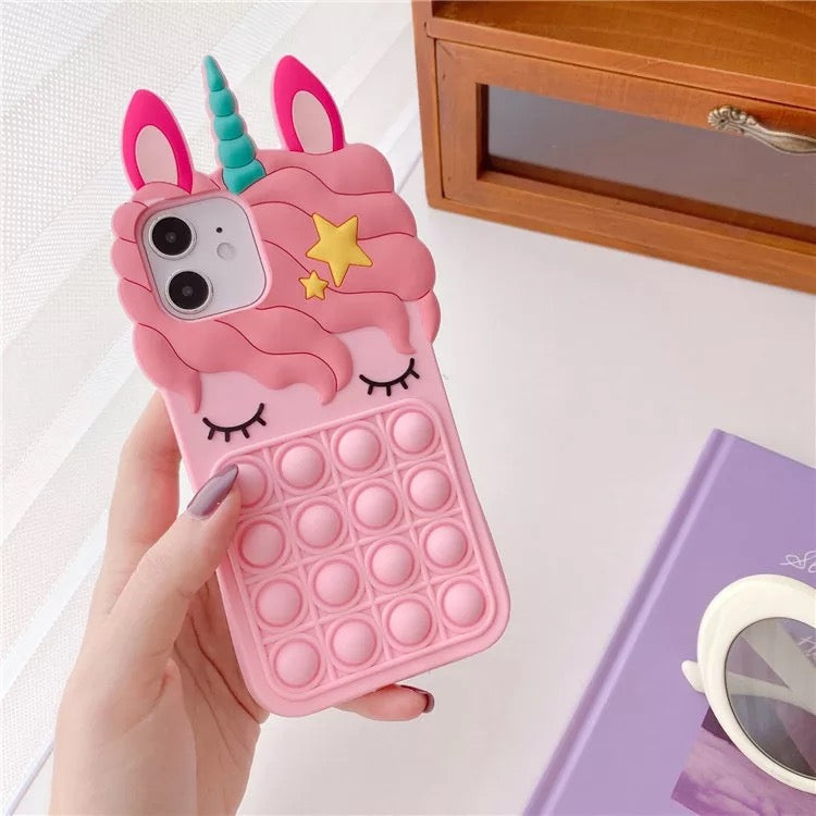 CASE FOR IPHONE 12/ 12 PRO UNICORN POP IT