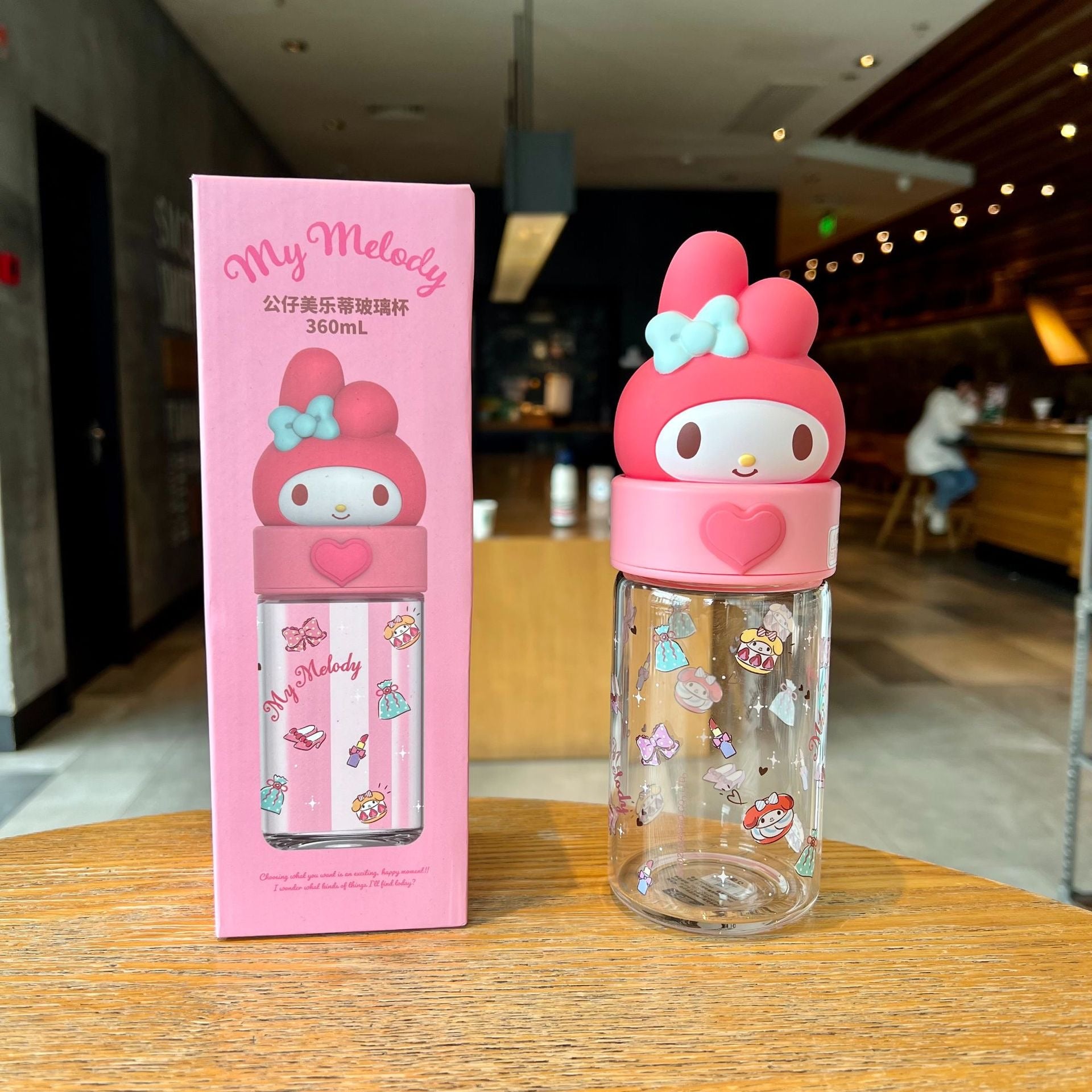 Botella de Vidrio Sanrio 360 ml - My Melody