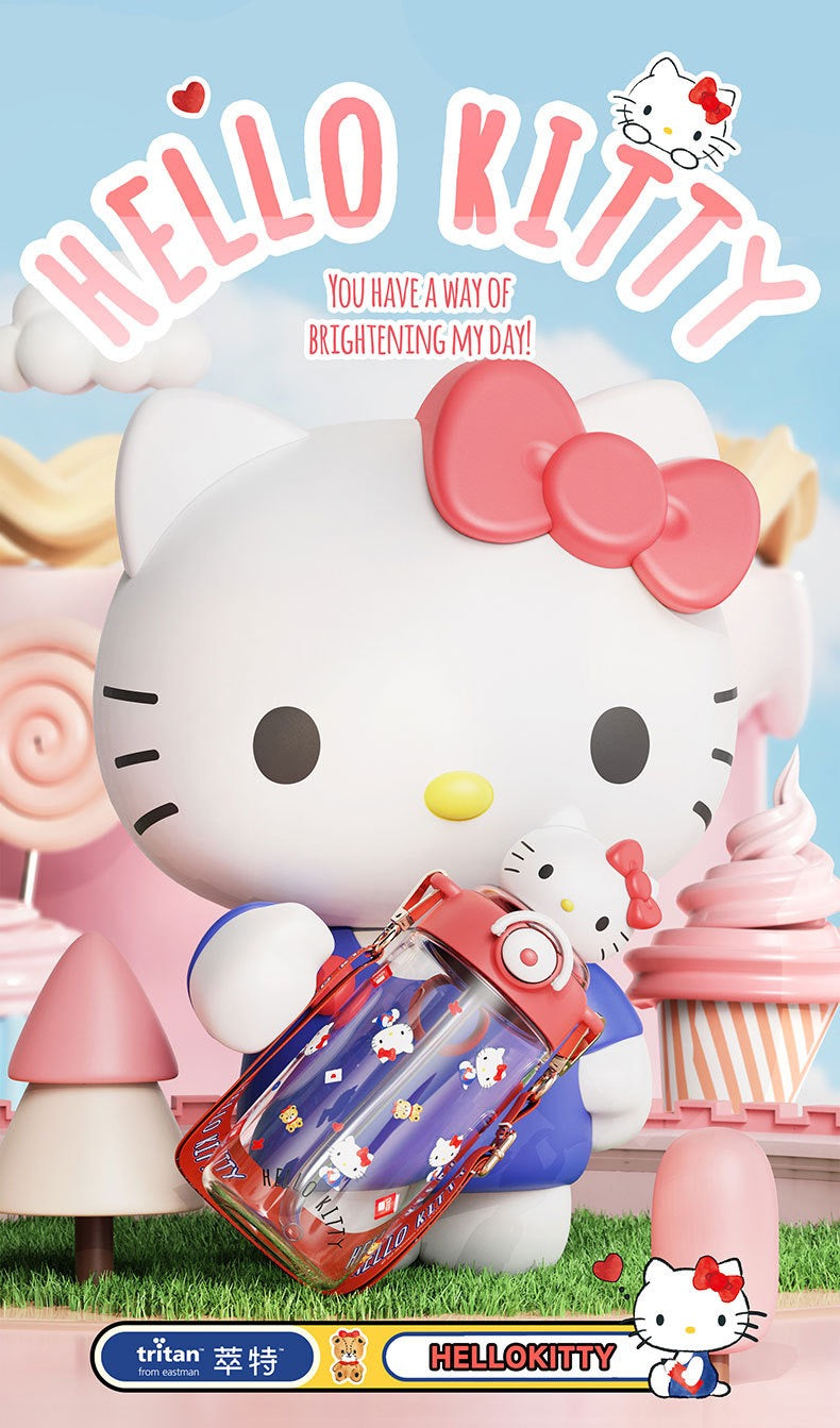 Hello Kitty - Borraccia per ragazze con Hello Kitty, riutilizzabile, per casa, scuola e sport, adesivo per telefono, molto altro ancora, bottiglia Hello Kitty - Borraccia per ragazze con Hello Kitty, riutilizzabile, per casa, scuola e sport, adesivo per telefono, molto altro ancora, bottiglia