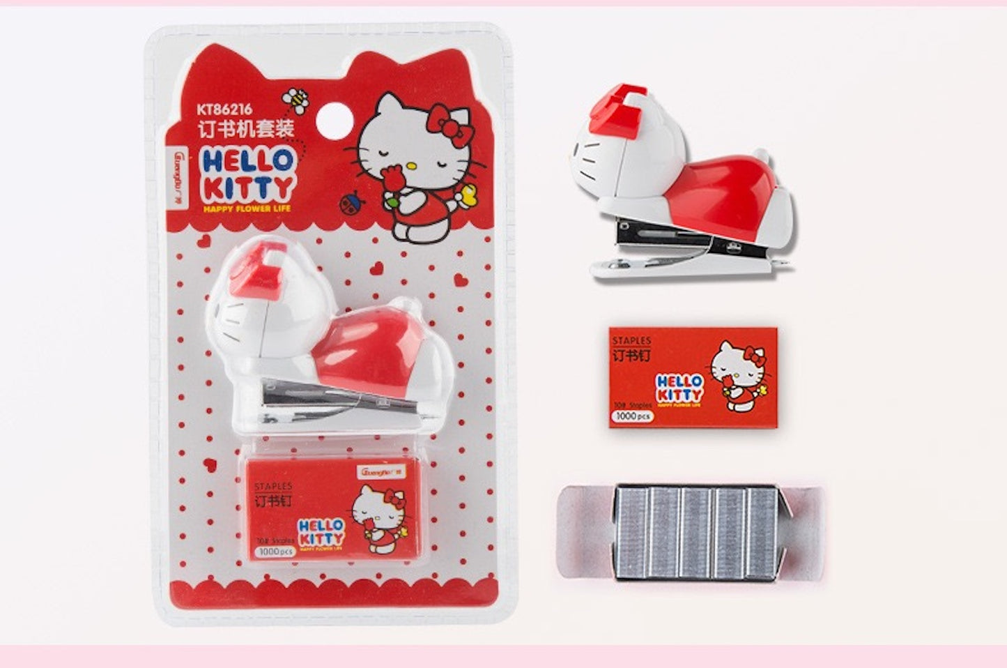 Hello Kitty Mini Stapler – Includes 1000 Staples