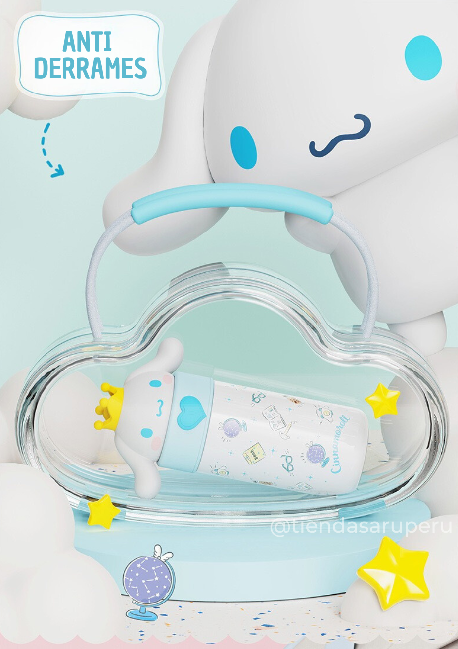 Termo Sanrio 3D de Acero Inoxidable Cinnamoroll 350 ml