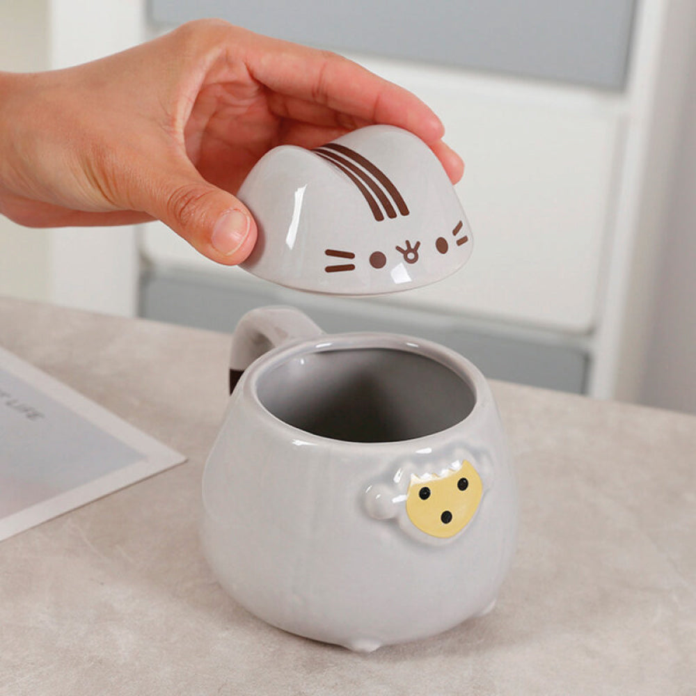 Taza Mug de Cerámica Pusheen Cat 3D – 400 ml