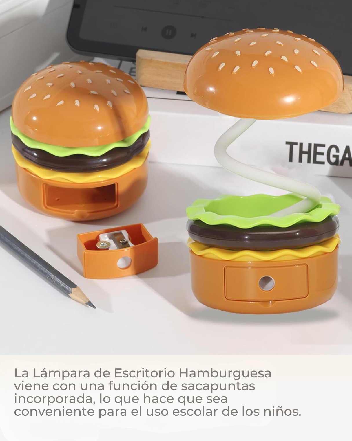 MINI LED HAMBURGER LAMP WITH CUTTER