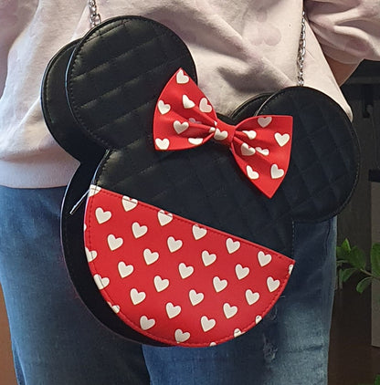 Cartera Minnie Mickey Mouse Crossbody Loungefly