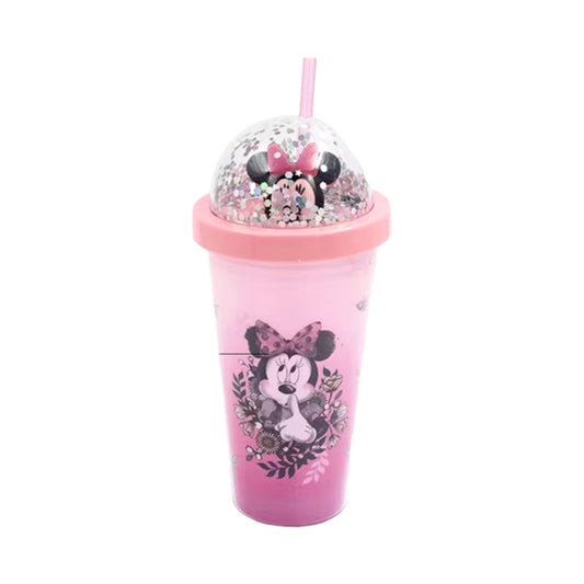 VASO DE PLÁSTICO MINNIE MOUSE CON SORBETE Y LUCES LED 500 ML - DISNEY