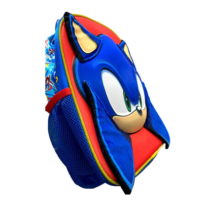 Mochila Sonic 3D con Capucha para Niño – Tamaño A4 | SCOOL