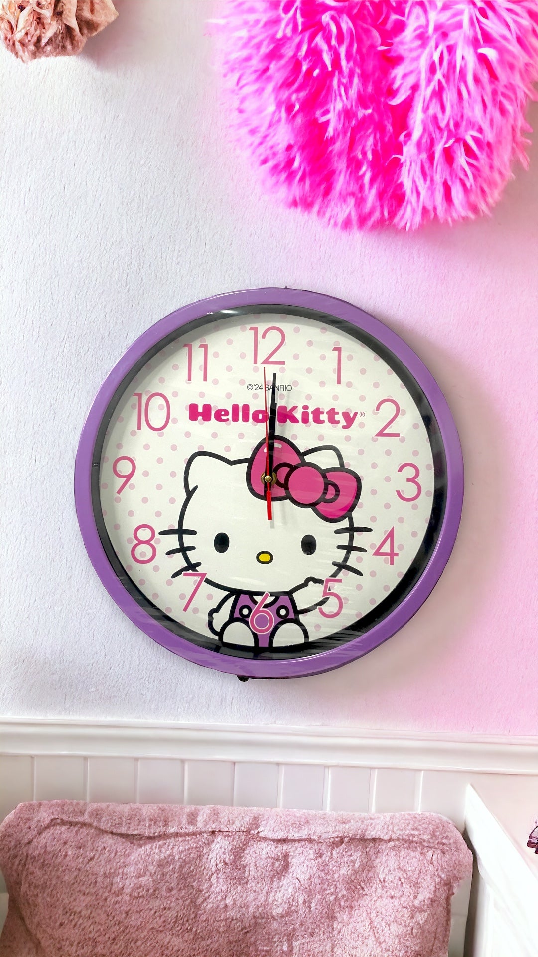 RELOJ DE PARED HELLO KITTY 30 CM - SANRIO