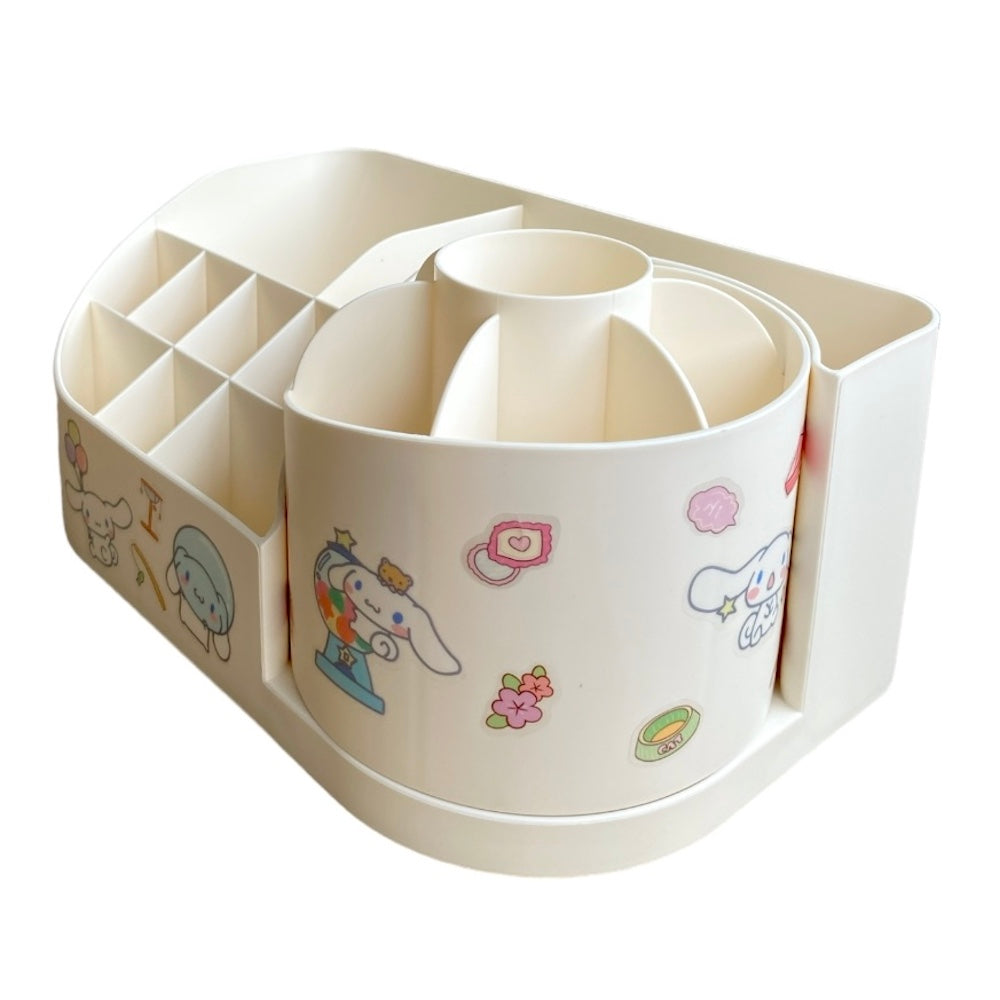 ORGANIZADOR DE ESCRITORIO GIRATORIO CINNAMOROLL - BLANCO