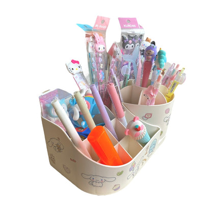 ORGANIZADOR DE ESCRITORIO GIRATORIO CINNAMOROLL - BLANCO