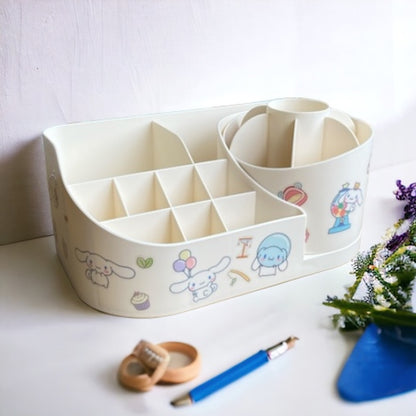 ORGANIZADOR DE ESCRITORIO GIRATORIO CINNAMOROLL - BLANCO