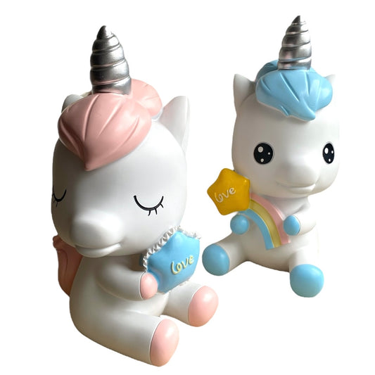 Unicorn Resin Piggy Bank