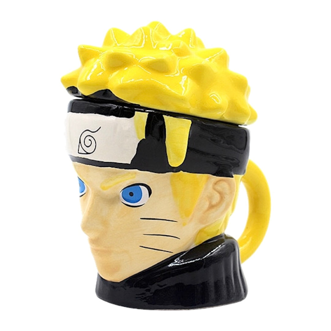 Taza Mug Naruto 3D de Cerámica con Tapa – 350 ml