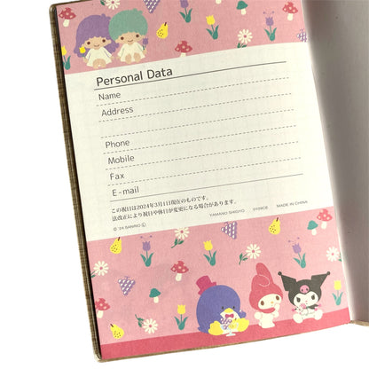 Planner A6 Sanrio Characters 2025