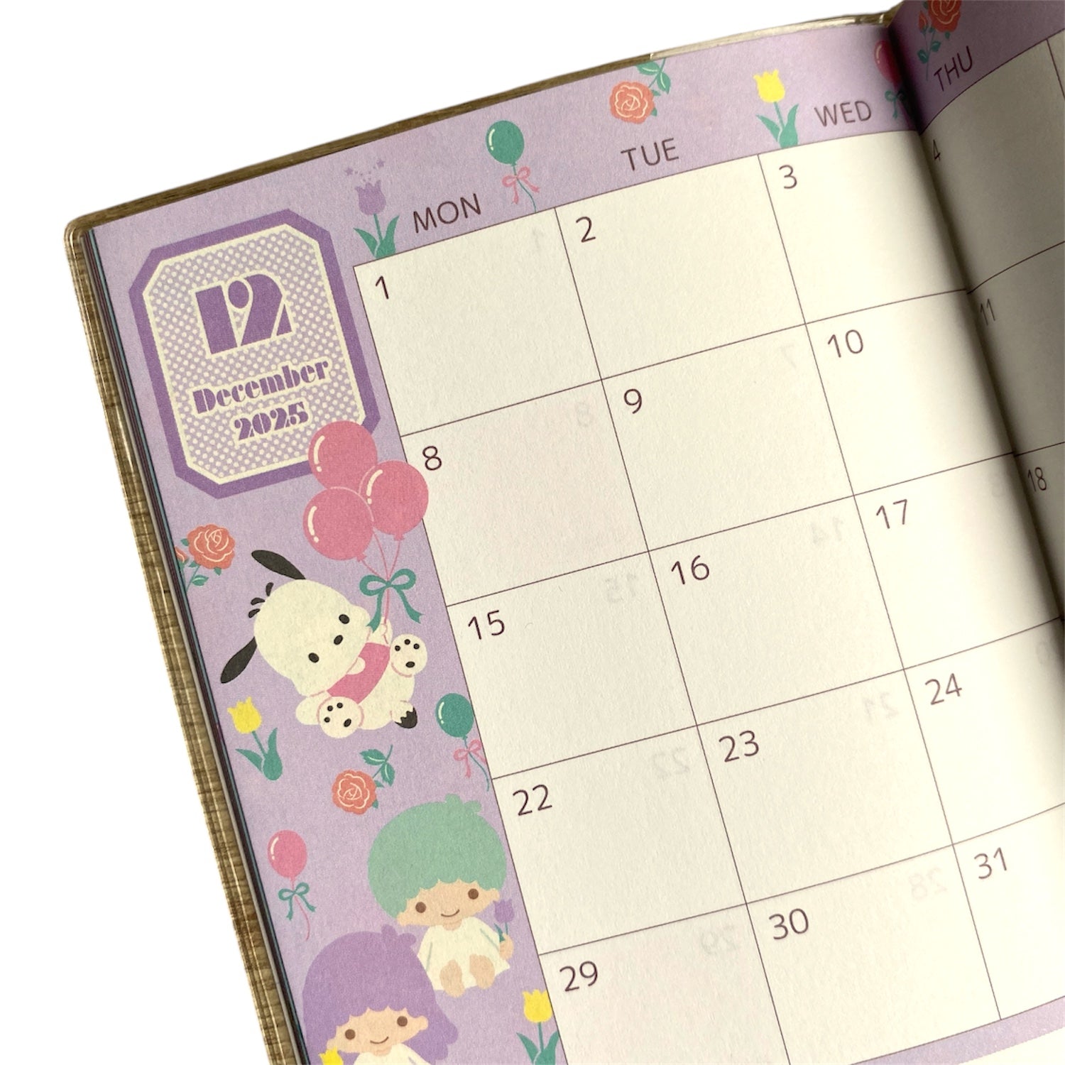 Planner A6 Sanrio Characters 2025