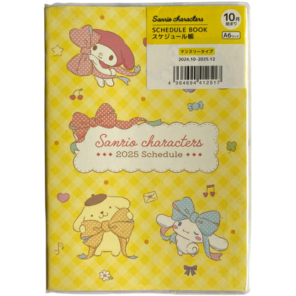 Planner A6 Sanrio Characters 2025