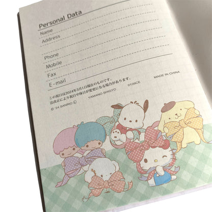 Planner A6 Sanrio Characters 2025