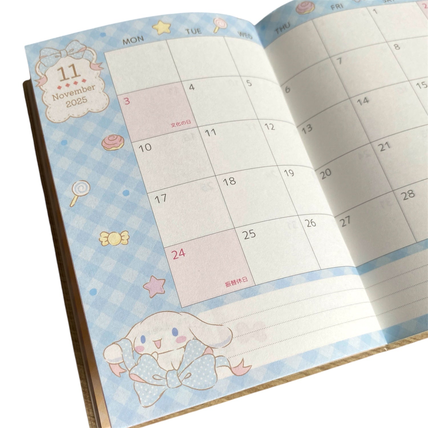 Planner A6 Sanrio Characters 2025