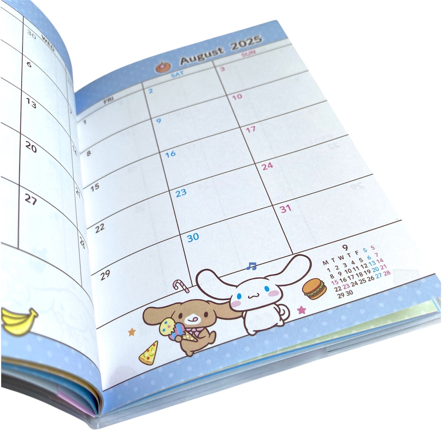 Planner A6 Sanrio Characters 2025