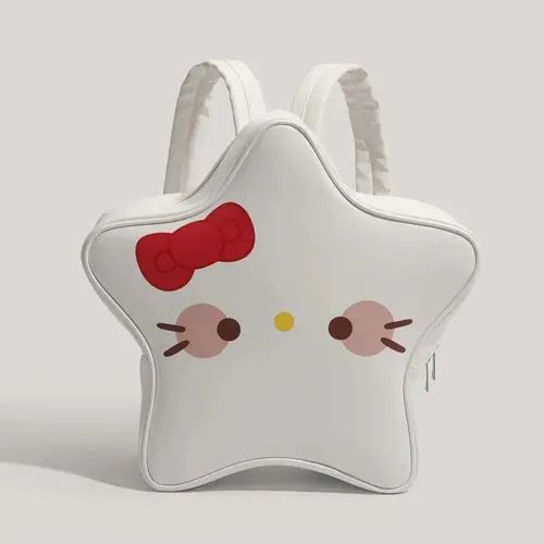 Mochila Hello Kitty Estrella Cuero PU 37 cm
